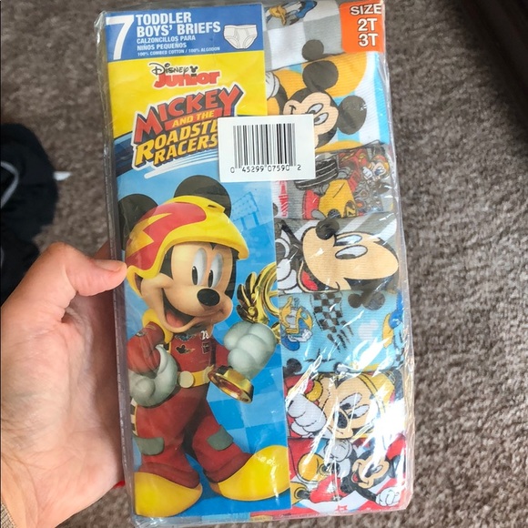 2t-3T toddler boy Mickey briefs NWT - Picture 1 of 1